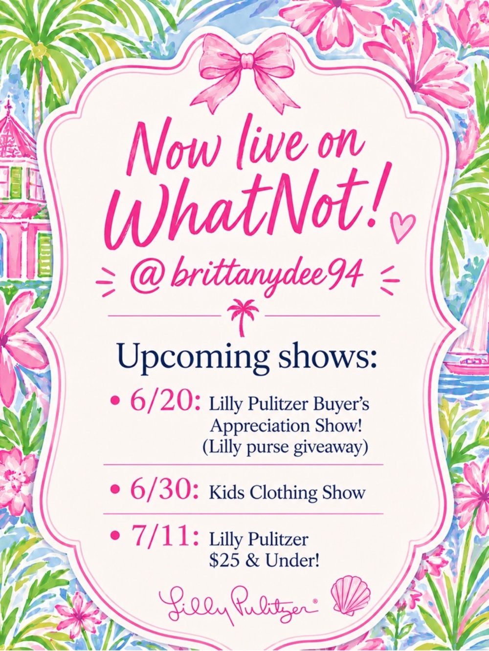 UPCOMING SHOWS